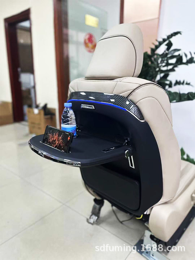 Suitable for Alfa 40 Series Car-Mounted Small Folding Table, Multi-Functional Storage Cup Holder, Ambient Light, Wireless Charging