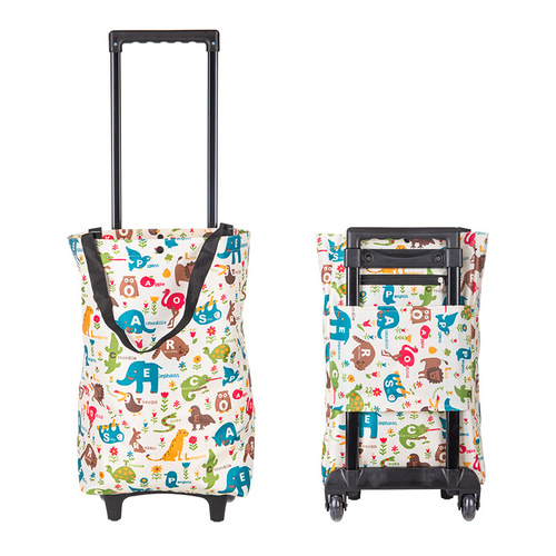 Small grocery cart, household portable shopping cart, foldable elderly trolley, stair-climbing trolley, small trolley