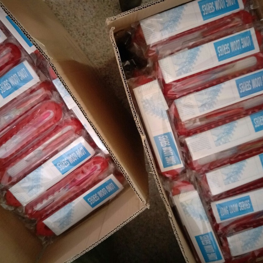 Hecho a mano DIY lana tejida bufanda artefacto sombrero bufanda suéter Castillo densa diente máquina de tejer crochet herramienta de tejer