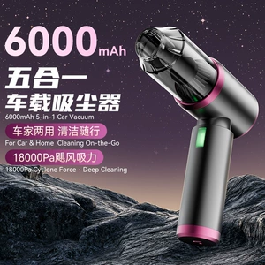 Wireless Car Vacuum Cleaner with Super Suction Power, Handheld Brushless for Car and Home Use, Small Size with Strong Suction, Cross-Border