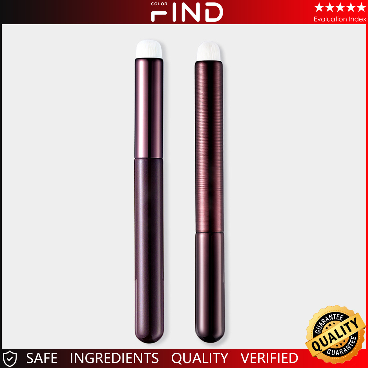 Solo cepillo de labios cepillo de lápiz labial floreciente cabeza redonda cepillo corrector cepillo de maquillaje de labios profesional corrector portátil ins GUJHUI