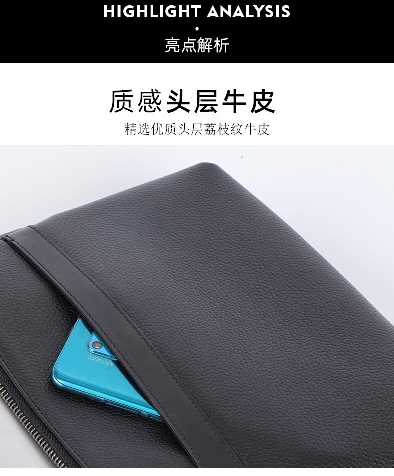 Ba lô nam da bò lớp đầu sức chứa lớn, túi du lịch kiêm túi đựng laptop 16 inch — Màu đen chi tiết 4
