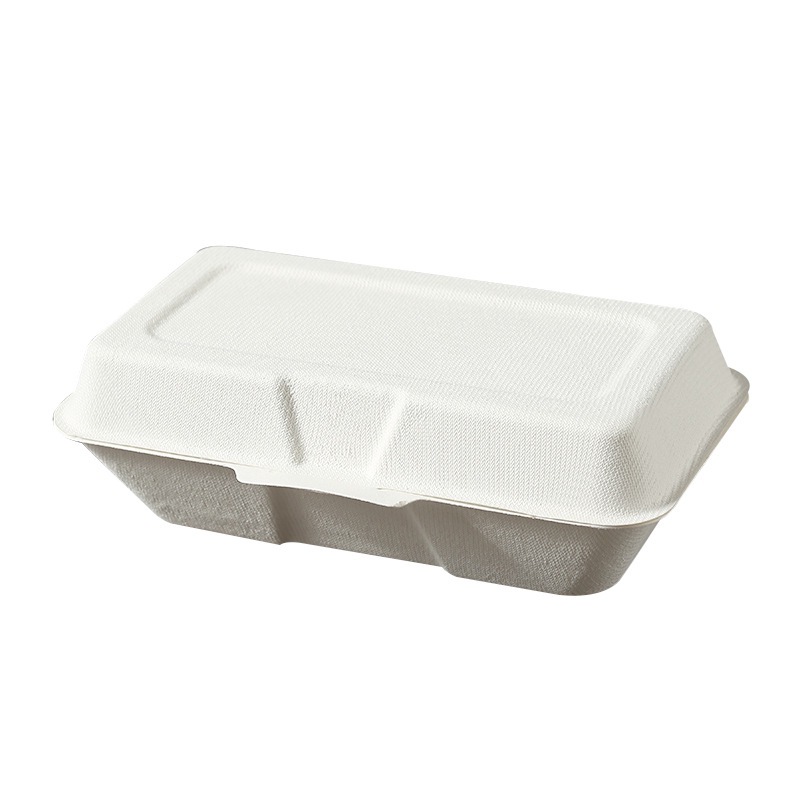 Caja de pulpa desechable estadounidense Caja de perrito caliente Caja bento Caja de hamburguesas de celebridades de Internet Paquete de comida para llevar Caja de embalaje de Kesong