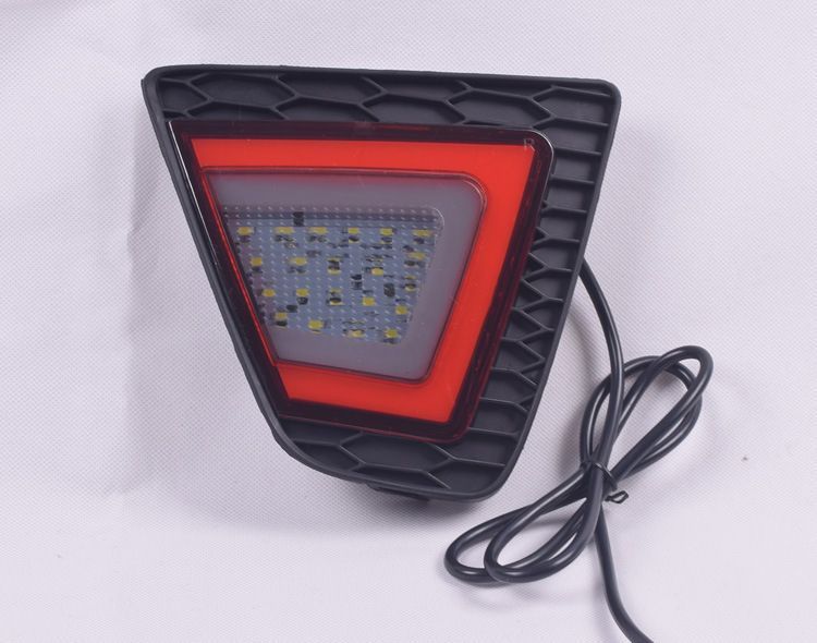 Suitable for 14-15 New Fit Modified Special Rear Bumper Light Led Rear Fog Light Brake Light Warning Light Fit Tail