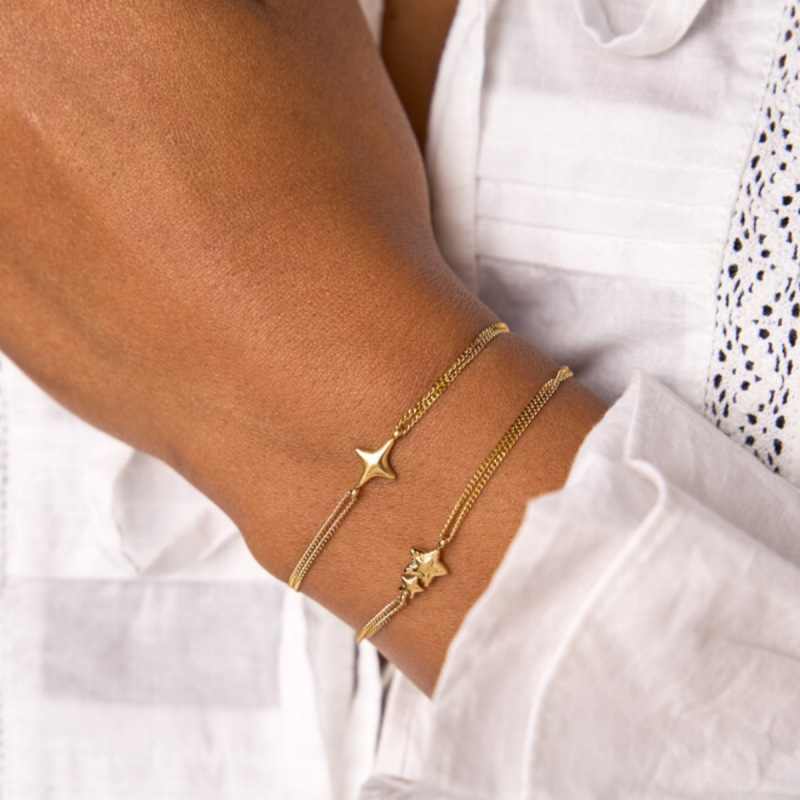 Guldarmbånd med multi-elementer og kvast, stilfuldt design_voghion.com