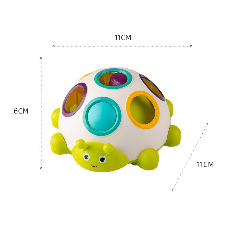 Infantil educación temprana dedo prensa ejercicio escarabajo mano sensorial formación fina iluminación juguete