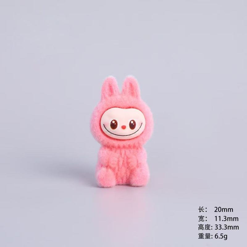卡通树脂立体labubu公仔diy手工卡通可爱玩偶摆件车载装饰挂件|undefined