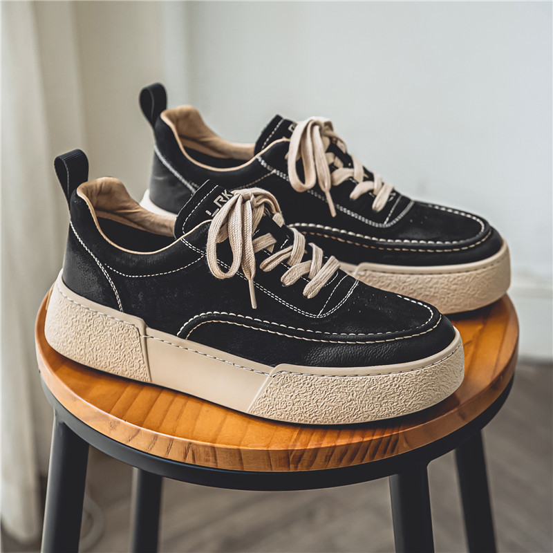 Arbejdssko til mænd Tennissko Atletiksko Sneakers Syntetisk Let at rengøre Skridsikret fodtøj_voghion.com