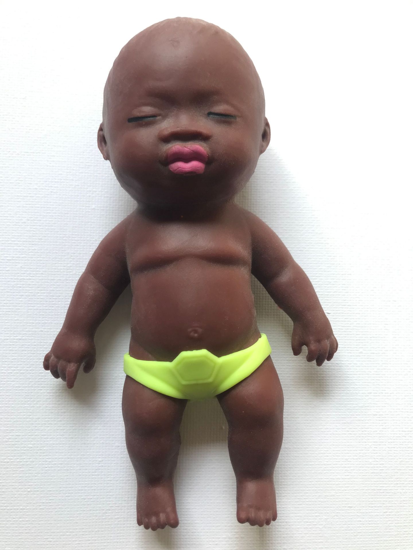 브라운(노란바지) 13cm