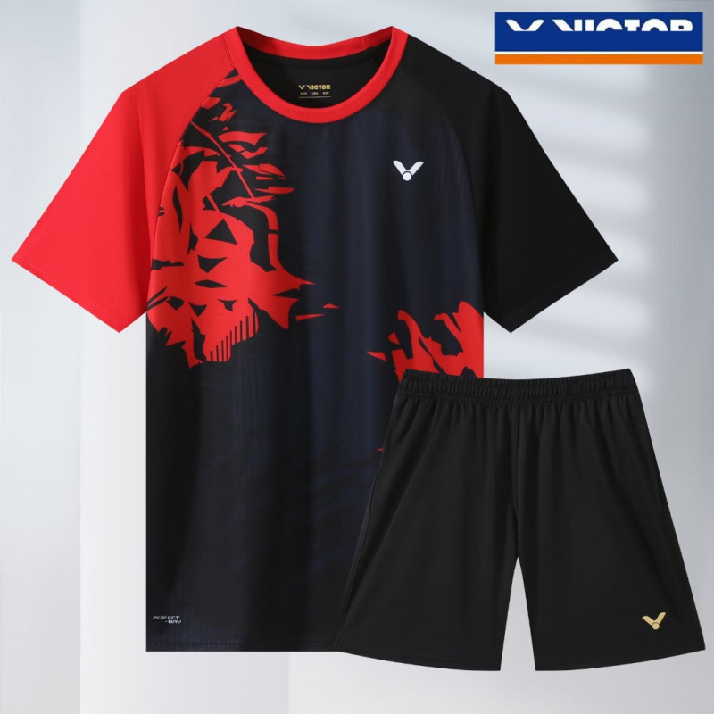 Top negro y rojo 3108A