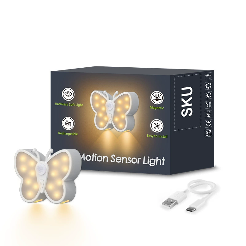 Physiological induction electromagnetic night light, human sensor, cat's eye