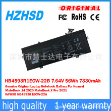 适用于华为MACHD-WFE9 WXX9-PCB笔记本电池HB4593R1ECW-22A/B/C/T