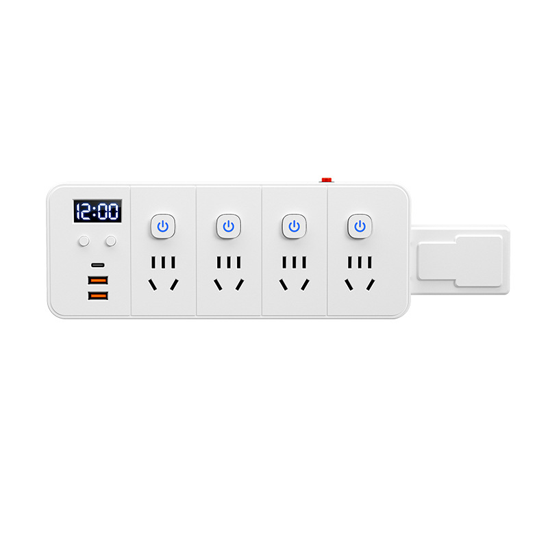 Xiaobai extension socket cord-free converter high-power plug-in strip multi-function line board expansion socket