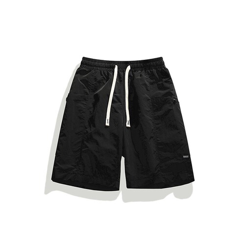 New Workwear Shorts Men Summer Ice Silk Quick Dry American Brand Casual Loose Straight Tube Sports Pants Men 