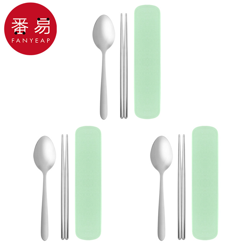 [레귤러 스타일] 젓가락과 숟가락 2종 세트, 3세트