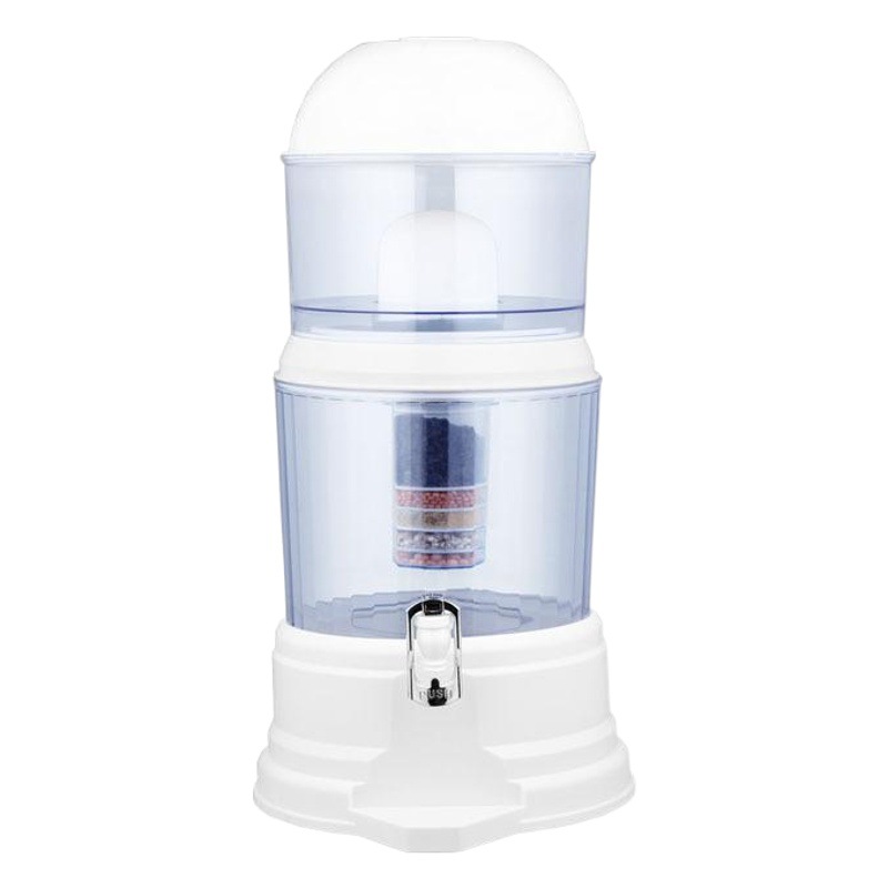 Exportación transfronteriza de gran capacidad purificador de agua de múltiples capas filtro de carbón activado 18L purificador de cerámica purificador de agua de escritorio