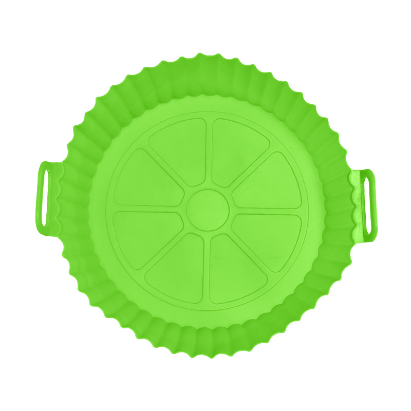 Amazon Hot Silicone Air Fryer Plate Grado de alimentos hogar plegable Silicone Air Fryer Plate