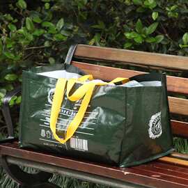 北欧轻奢风 大容量防脏手提可折叠衣物被子收纳袋40L大容量购物袋