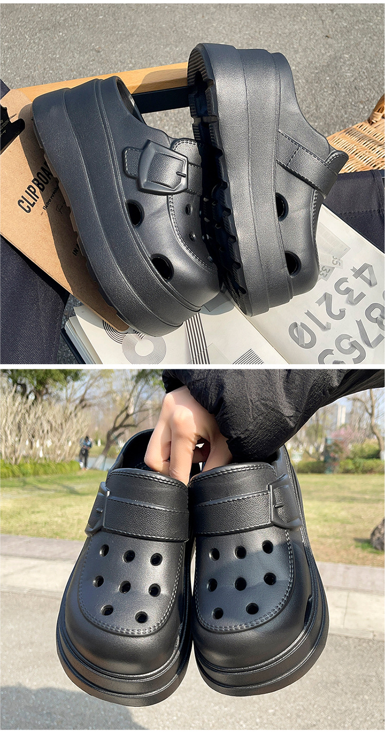 Women's Thick Sole Height Increasing Summer Beach Slippers_voghion.com