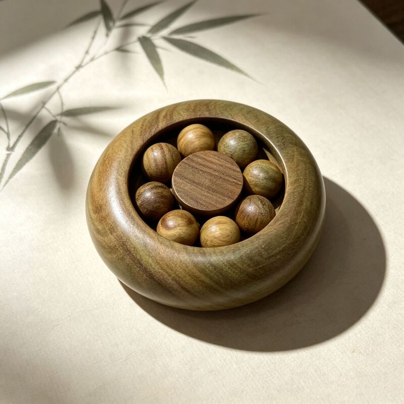 Argentinian Green Sandalwood Old Material Fortune-Turning Wind-Fire Wheel Handpiece Stress Relief Wealth-Attracting Hand Massager Gift Argentinian Green Sandalwood Old Material Fortune-Turning Wind-Fire Wheel Handpiece Stress Relief Wealth-Attracting Hand Massager Gift