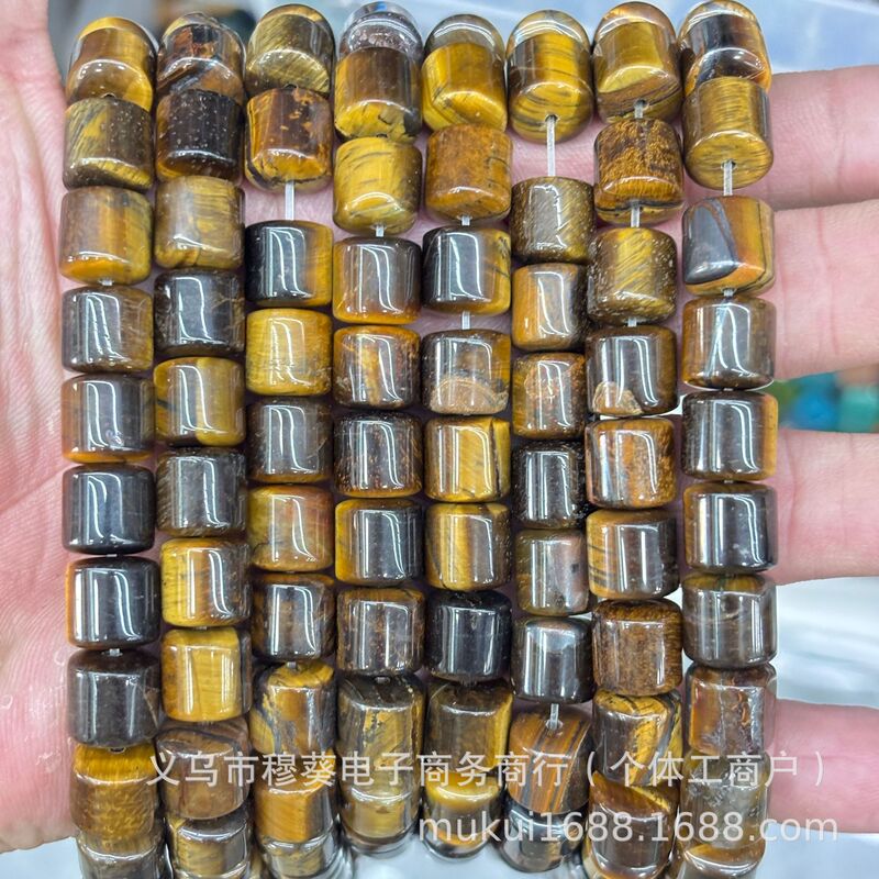 10 × 10 ミリメートル天然石瑪瑙シリンダーバレルビーズ DIY ブレスレットネックレスジュエリーアクセサリー半完成ビーズ卸売|undefined