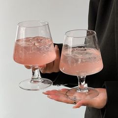 ソーダバブルカップ インターネットセレブレストラン ガラスワイングラス 短脚ブランデーカップ アイスコーヒーカップ ドリンクカップ