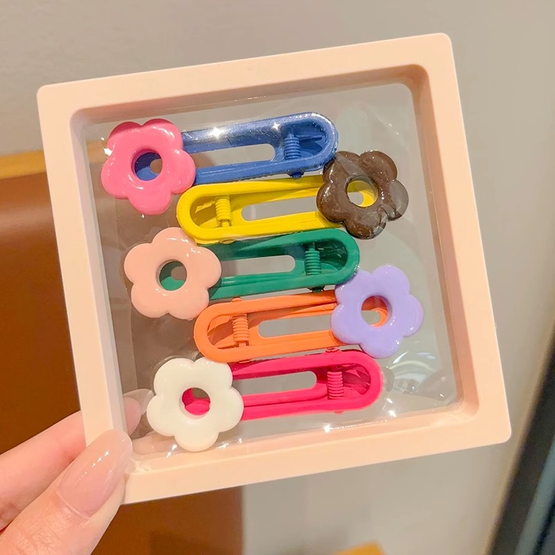 La dopamina color horquilla para niños niñas bebé lindo pelo roto flequillo clip frente clip lateral tocado