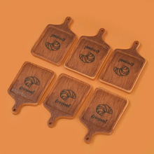 YQT迷你法式面包蛋糕方形托盘食玩树脂奶油胶diy配件桌面摆件配饰