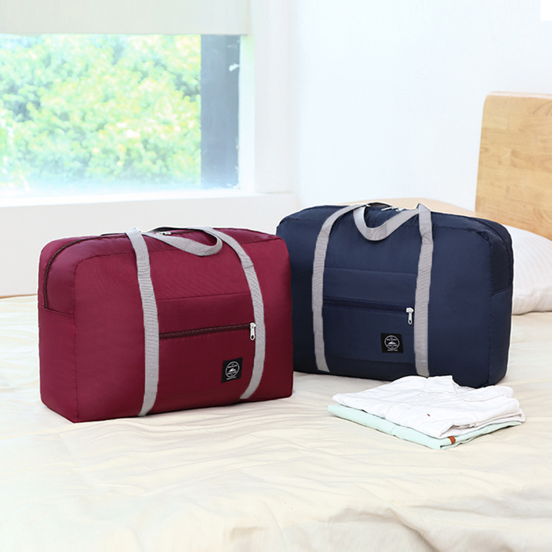 Trolley viaje plegable bolsa de almacenamiento portátil equipaje ropa organización bolsa de almacenamiento bolsa grande bolsa de almacenamiento portátil