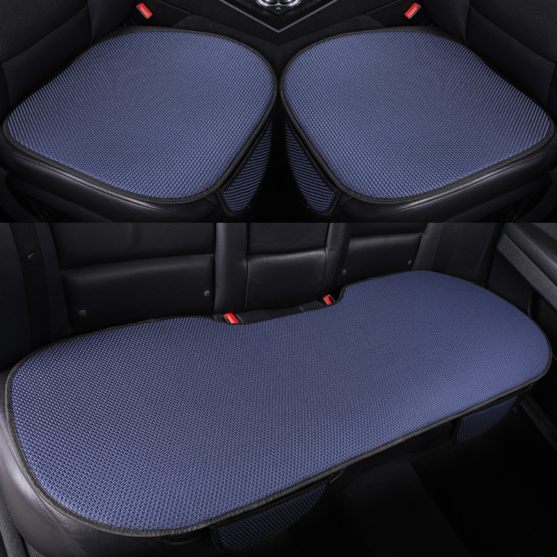 Nuevo cojín de automóvil cuatro estaciones de verano universal cojín de hielo de tres piezas cojín de asiento cojín de ventilación del coche