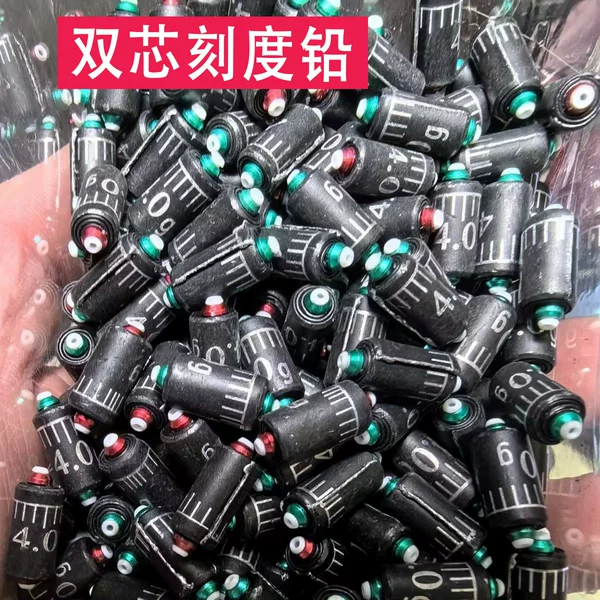 Fast lead pendant double core scale lead fishing pendant lead leather soft core fishing supplies wholesale