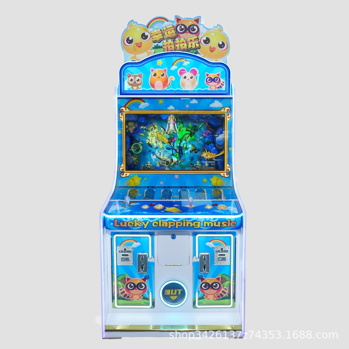 Lucky batte Le Wen juegos de regalos sala de juegos comerciales equipos de juegos de videojuegos indoor doble máquina de juegos de pesca al por mayor image 5