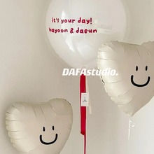 韩国ins波波球中球宝宝生日百天拍照纪念日氛围布置可飘空气球