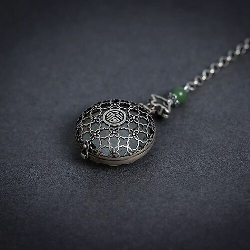 Openable Cheongsam Collar Button Pendant Sachet for Women Hanfu Tea Dress Chinese Style Retro Traditional Classical Ornament