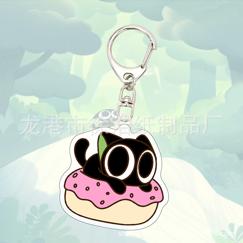 罗小黑挂件钥匙扣创意卡通动漫电影周边谷子可爱包包挂饰|undefined