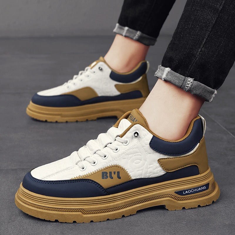 Zapatos de moda Martin para hombres británicos retro zapatos de skate otoño 2024 nuevos zapatos deportivos casuales bajos para hombres