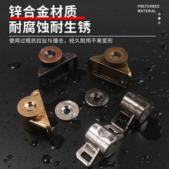 Chengchanglong Zinc Alloy Bronze Color Cabinet Door Magnetic Drawer Pull Round Door Nubbin Furniture Hardware Accessory