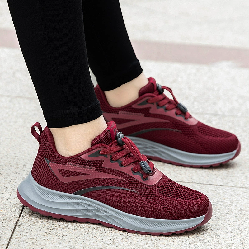 2024 осень новая пожилая обувь легкая летающая дышащая спортивная обувь женская обувь среднего возраста кроссовки обувь мама и папа обувь