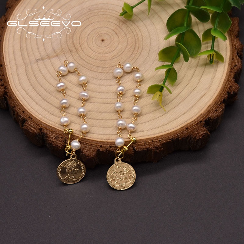 GLSEEVO 正品长款珍珠流苏耳环复古创意2020年新款纯手工耳饰女|ms