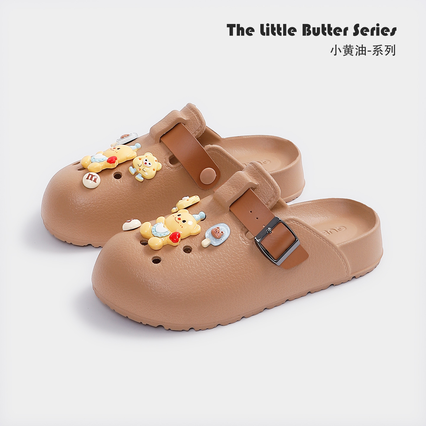 Pantofi Croc de desene animate pentru femei, vara 2025, EVA, cu talpă groasă, EVA, cu talpă groasă, Baotou, papuci comozi anti-alunecare pentru femei