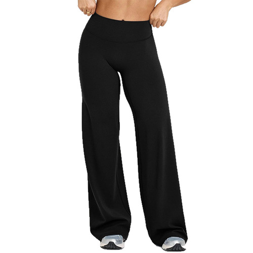 European and American casual women's pants slimming straight wide-leg pants yoga dress autumn and winter casual sports yoga pants
