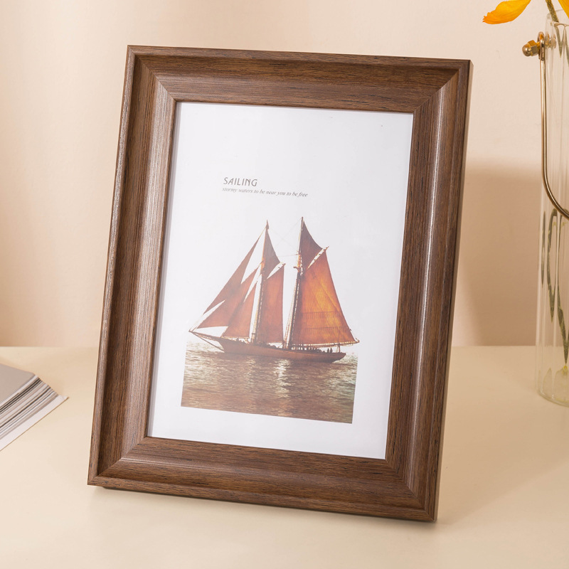 American-Style Minimalist Photo Frame Display Stand 678inch A4 Picture Frame Wall Hanging Home Decoration Photo Frame Wholesale Custom Logo