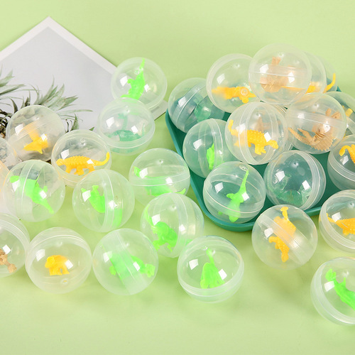 45MM mixed gashapon 2 yuan coin-operated gashapon machine dinosaur toy egg mini transparent small gashapon gift wholesale