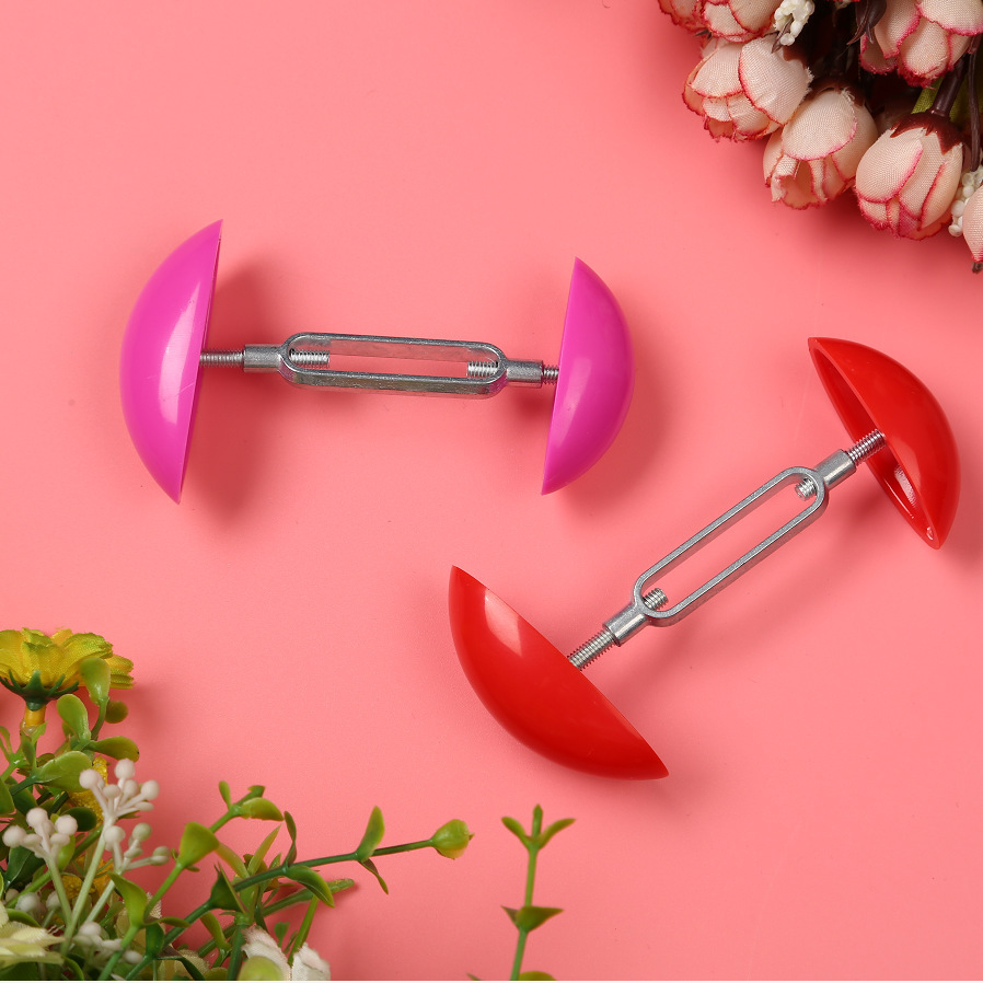 핑크색 핸드 프리 PE 백 포장