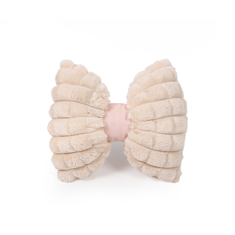 Car headrest winter rabbit hair car comfortable warm neck pillow pillow creative headrest waist car supplies