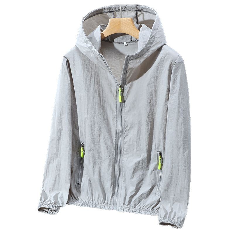 Men's Clothing Men's Outdoor Sportswear Sun Protection Clothing Seeker Printed Sun Protection UPF Clothing Lightweight_voghion.com