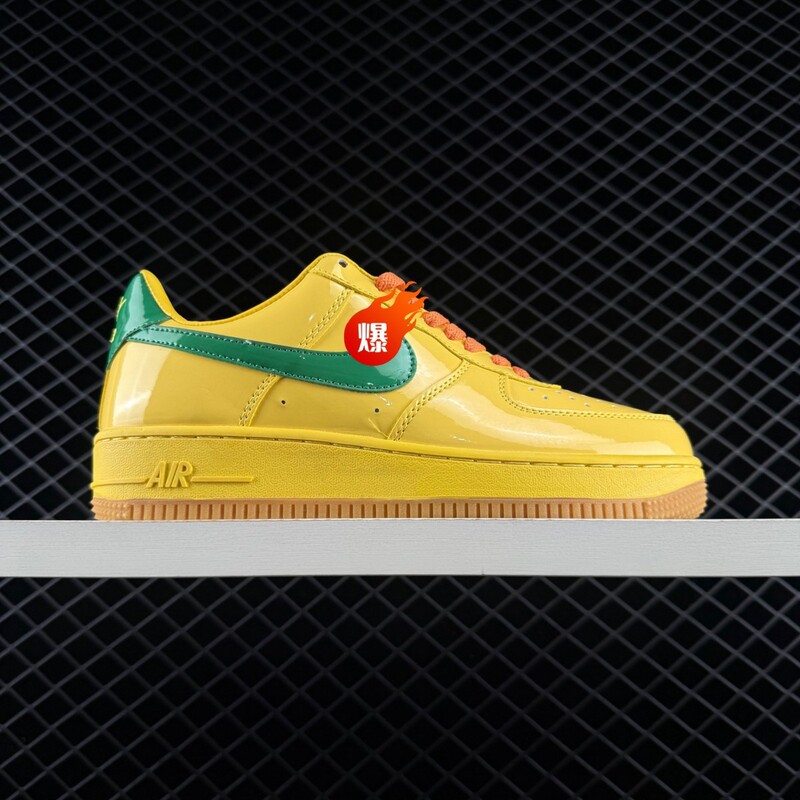Putian Shoes Air Force 1'07 Patent Leather Low-Top Unisex Air Force Color-Blocked Casual Sports Sneakers Putian Shoes Air Force 1'07 Patent Leather Low-Top Unisex Air Force Color-Blocked Casual Sports Sneakers
