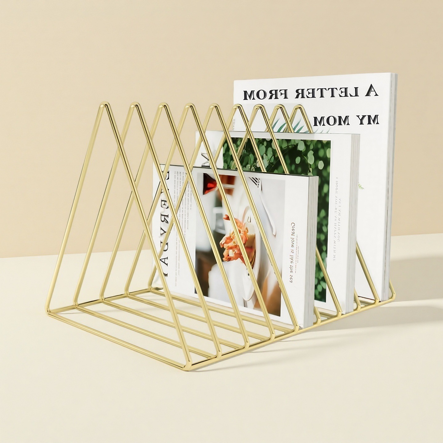 Nórdico ins nueve-rejilla estantería pequeña de metal estante de almacenamiento escritorio de hierro escritorio triángulo estantería de almacenamiento rack