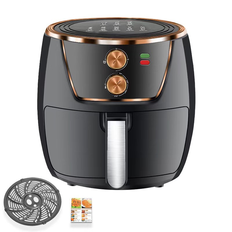 Nuevo freidor de aire inteligente multifuncional de 8 litros horno eléctrico de gran capacidad freidora eléctrica doméstica comercio mayorista transfronterizo