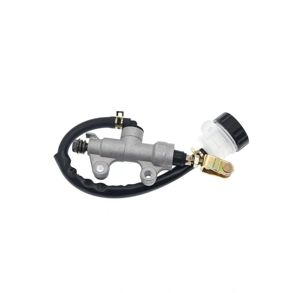Universal Motorcycle Rear Brake Master Cylinder Straight Pump Cbz Off-Road Vehicle Atv Parts Oil Pipe Oil Cup Brake Pump